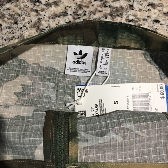 Adidas Military Green (Camo) Skirt - Picture 2 of 4